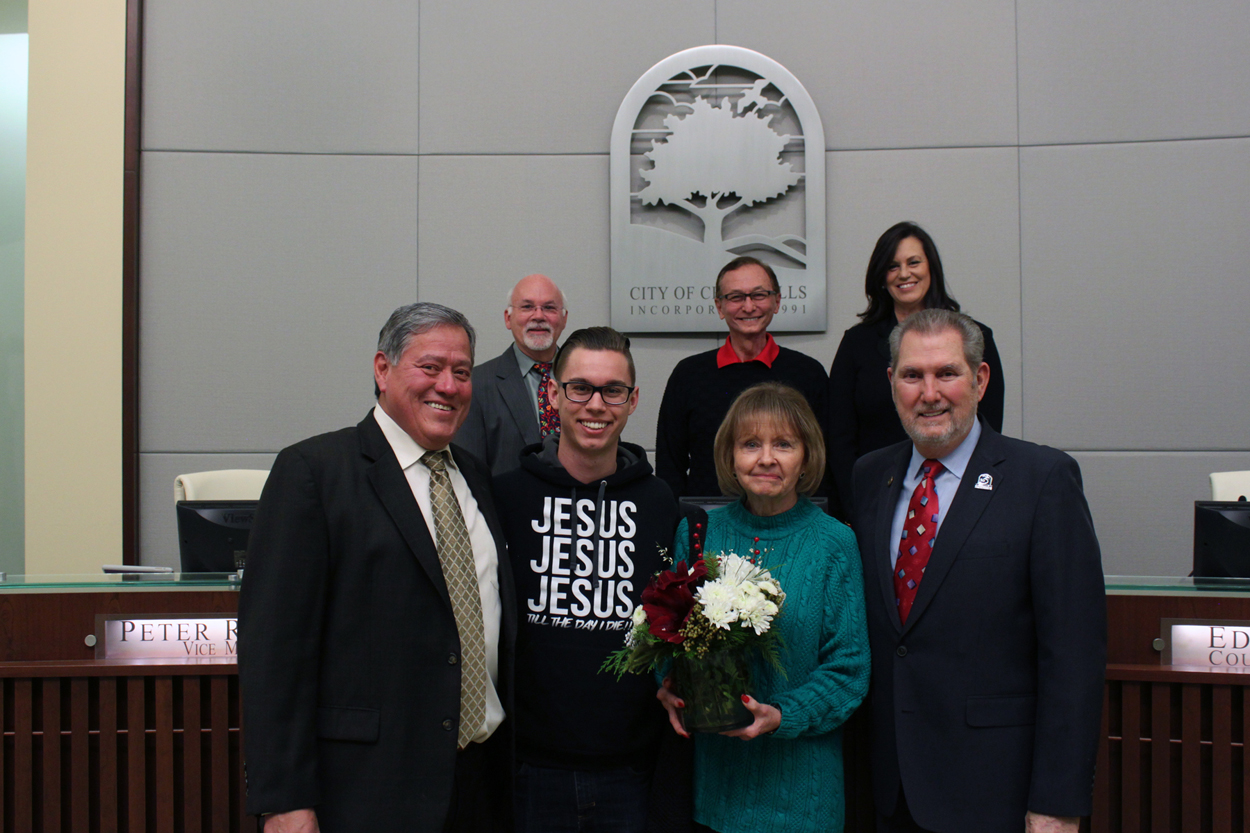 Outgoing Mayor Art Bennett Recognition